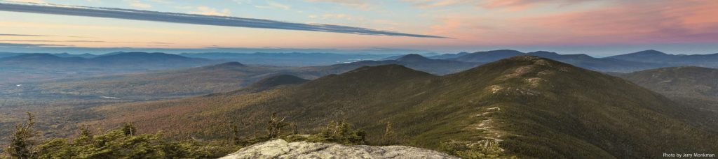 Banner image of Maine mountains.